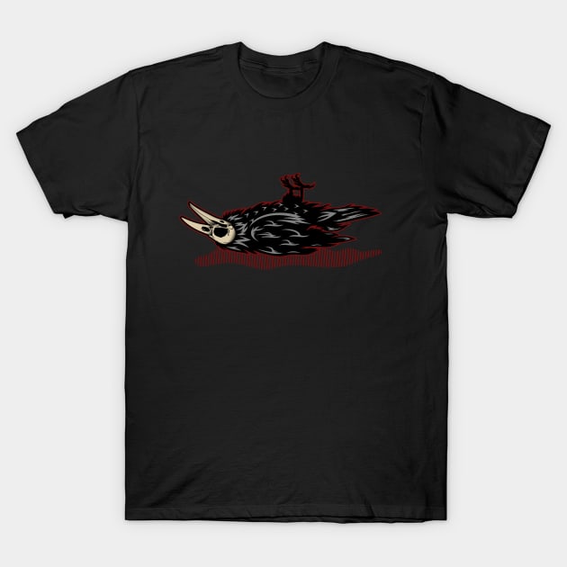 Dead crows T-Shirt by Shankara